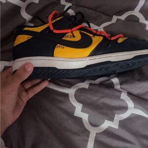 Nike Dunk Low Yellow and Black Sneakers